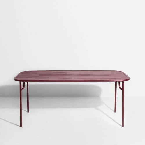 OUT OF STOCK - Burgundy - Week-End  Dinning Table 180 x 85 x H75 cm - Petite Friture