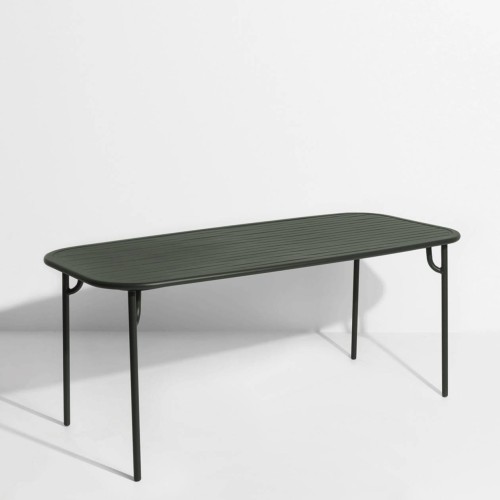 Vert bouteille - Table Week-End  180 x 85 x H75 cm - Petite Friture