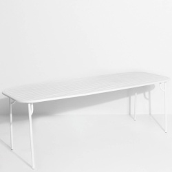 Blanc - Table Week-End  220 x 85 x H75 cm - Petite Friture