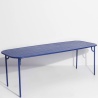 Bleu - Table Week-End  220 x 85 x H75 cm - Petite Friture