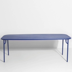 Bleu - Table Week-End  220 x 85 x H75 cm - Petite Friture