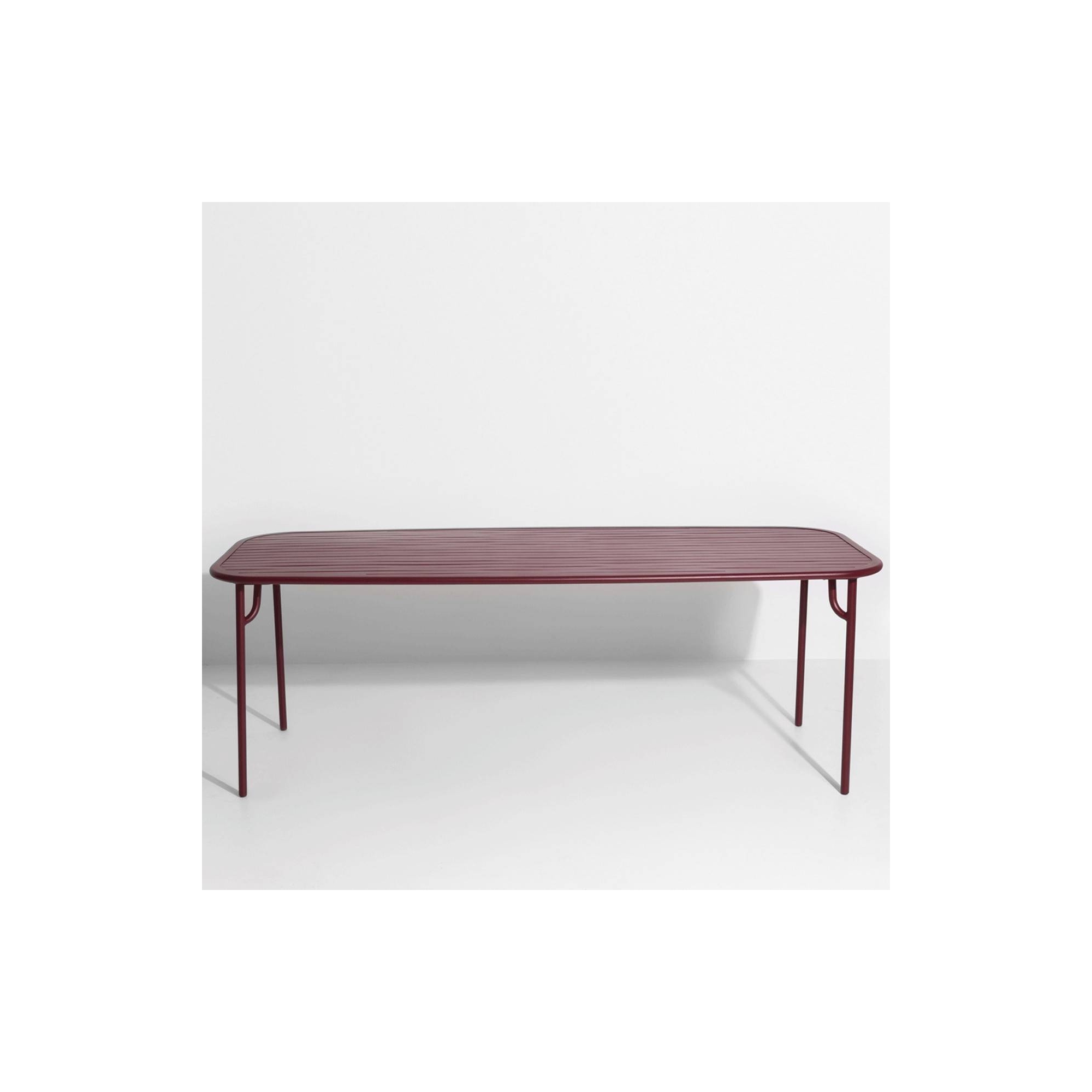 OUT OF STOCK - Burgundy - Week-End  Dinning Table 220 x 85 x H75 cm - Petite Friture