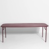 OUT OF STOCK - Burgundy - Week-End  Dinning Table 220 x 85 x H75 cm - Petite Friture