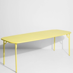 Yellow - Week-End  Dinning Table 220 x 85 x H75 cm - Petite Friture