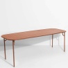 Terracotta - Table Week-End  220 x 85 x H75 cm - Petite Friture