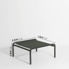 Vert bouteille - Week-End Coffee Table 60x69 cm - Petite Friture