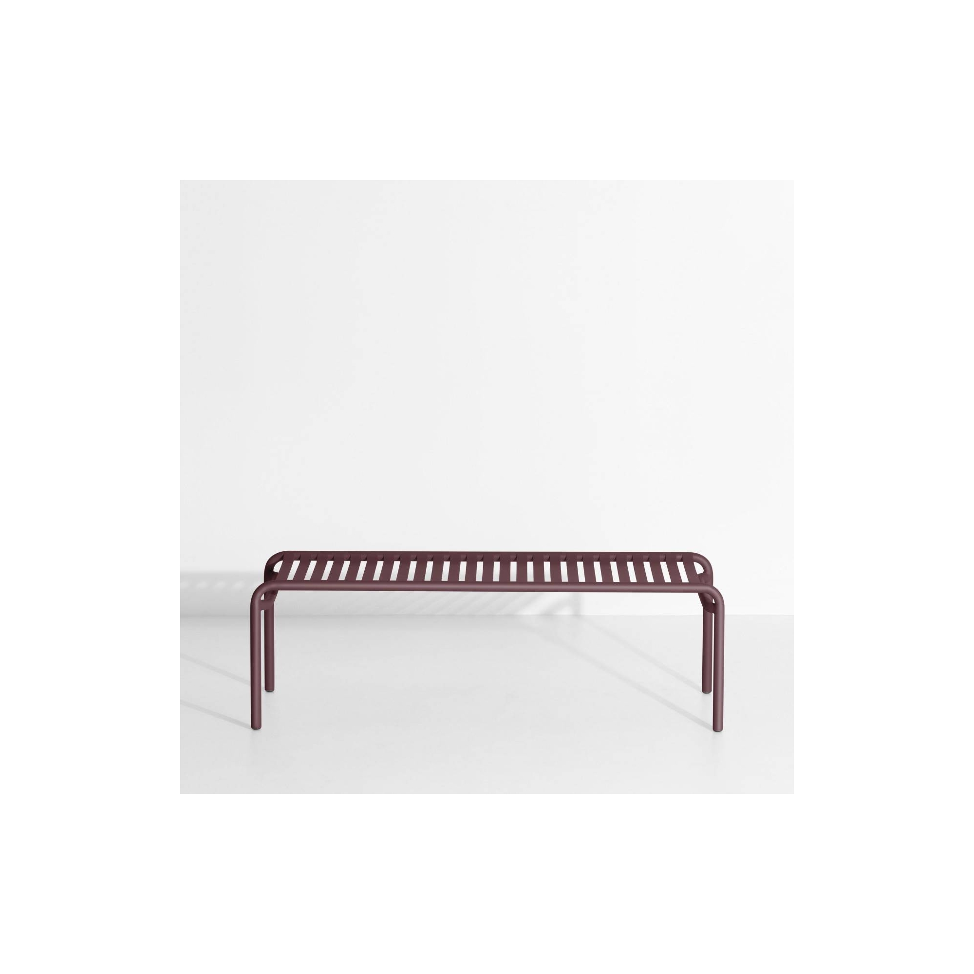 OUT OF STOCK - Burgundy - Week-End Coffee Table 127x51xH41 cm - Petite Friture