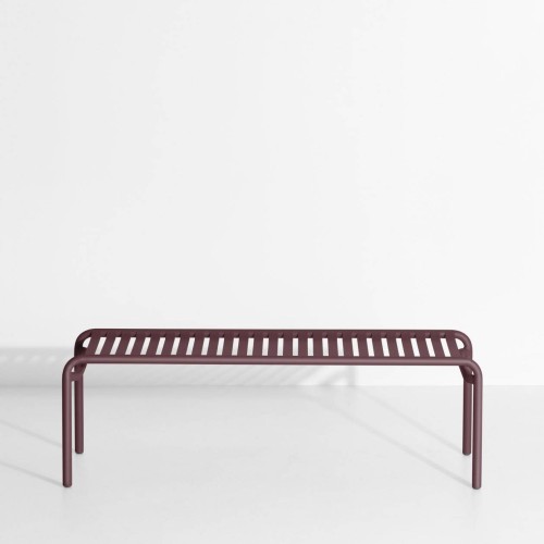 OUT OF STOCK - Burgundy - Week-End Coffee Table 127x51xH41 cm - Petite Friture