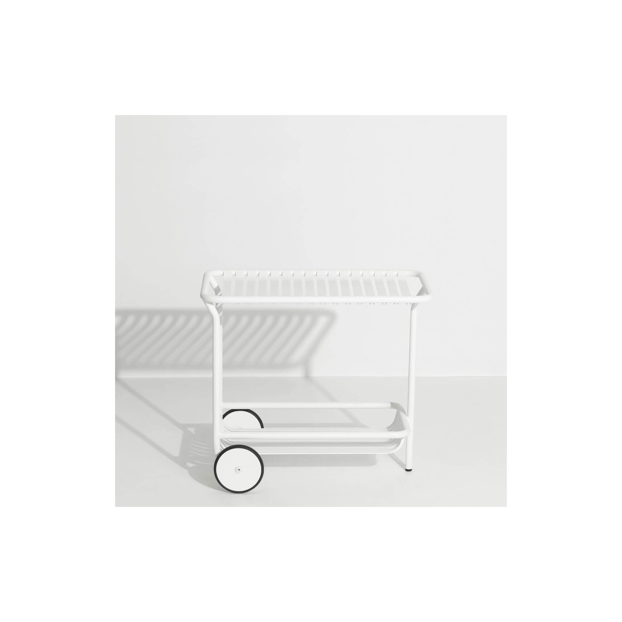 White – Tea Trolley Haute Week-End 82 x 48 x H73 cm - Petite Friture