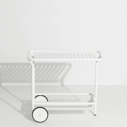 White – Tea Trolley Haute Week-End 82 x 48 x H73 cm - Petite Friture