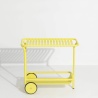 Yellow – Tea Trolley Haute Week-End 82 x 48 x H73 cm - Petite Friture