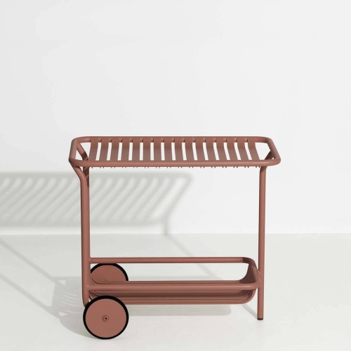 Terracotta – Tea Trolley Haute Week-End 82 x 48 x H73 cm - Petite Friture