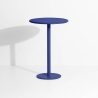 Bleu - Table Haute Week-End Ø70 x H105 cm - Petite Friture