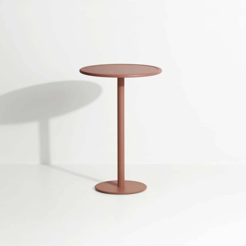 Terracotta - Week-End High Table Ø70 x H105 cm - Petite Friture