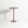 Terracotta - Table Haute Week-End Ø70 x H105 cm - Petite Friture