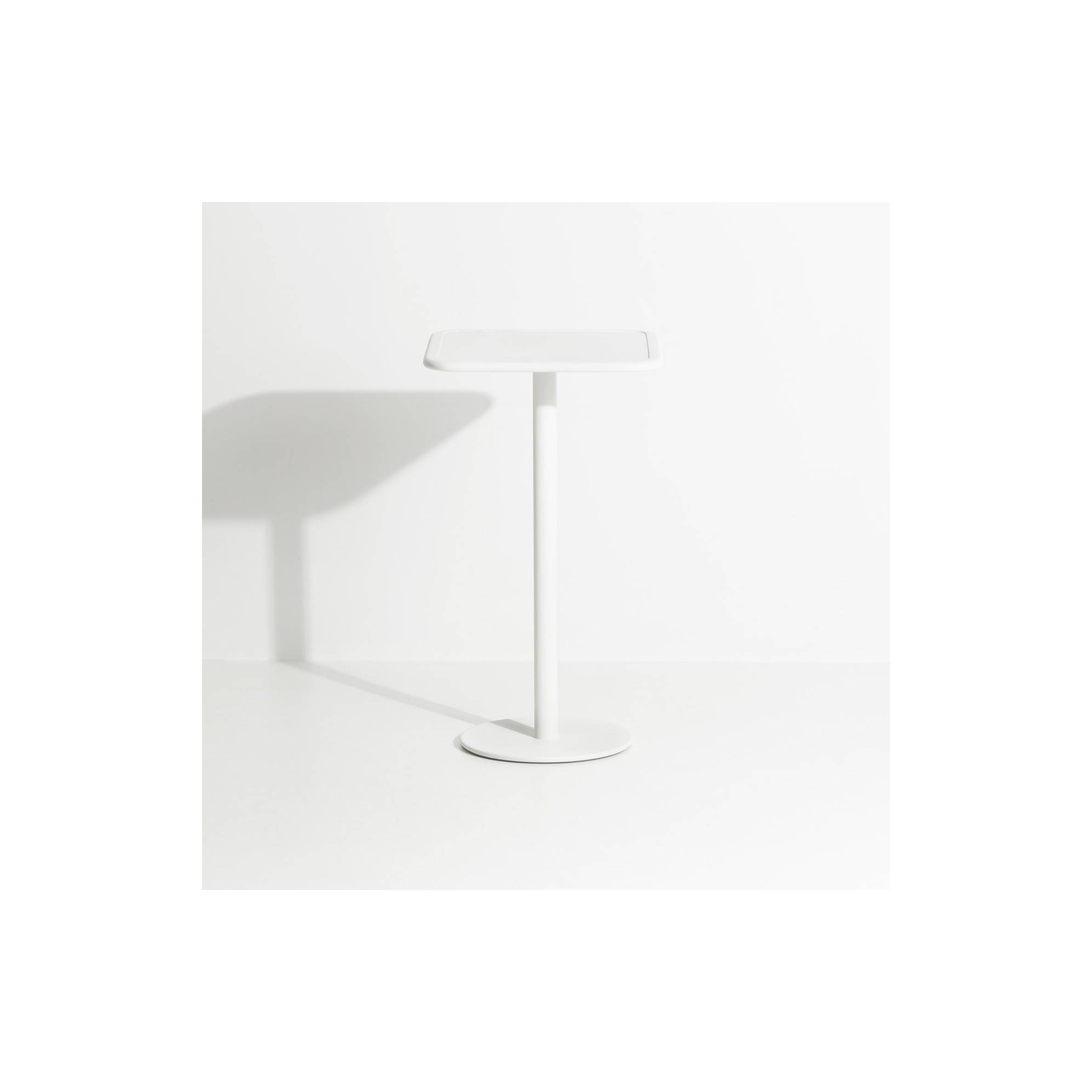 White - Week-End High Table 60 x 60 x H105 cm - Petite Friture