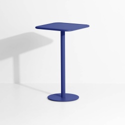 Bleu – Table Haute Week-End 60 x 60 x H105 cm - Petite Friture