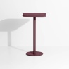 OUT OF STOCK - Burgundy - Week-End High Table 60 x 60 x H105 cm - Petite Friture