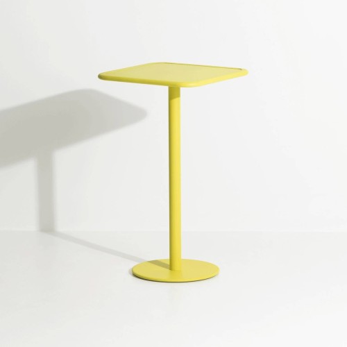 Jaune – Table Haute Week-End 60 x 60 x H105 cm - Petite Friture