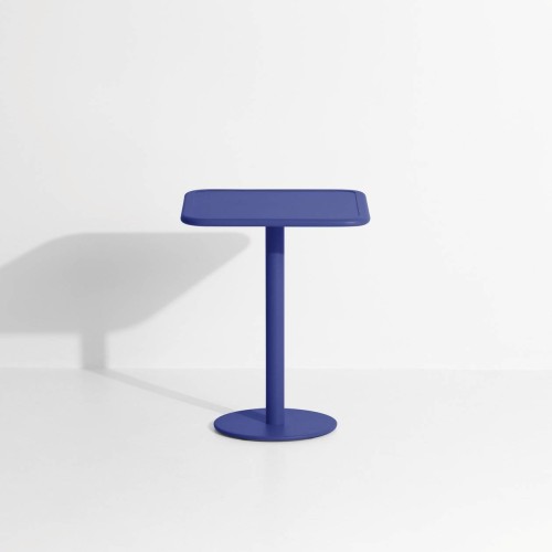 Bleu - Table Bistrot Week-End  60 x 60 x H75 cm - Petite Friture