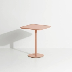 Blush - Table Bistrot Week-End  60 x 60 x H75 cm - Petite Friture