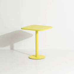 Yellow - Week-End  Bistrot Table 60 x 60 x H75 cm - Petite Friture