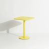 Jaune - Table Bistrot Week-End  60 x 60 x H75 cm - Petite Friture