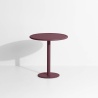 OUT OF STOCK - Burgundy - Week-End  Bistrot Table Ø70 x H75 cm - Petite Friture