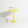 Yellow - Week-End  Bistrot Table Ø70 x H75 cm - Petite Friture