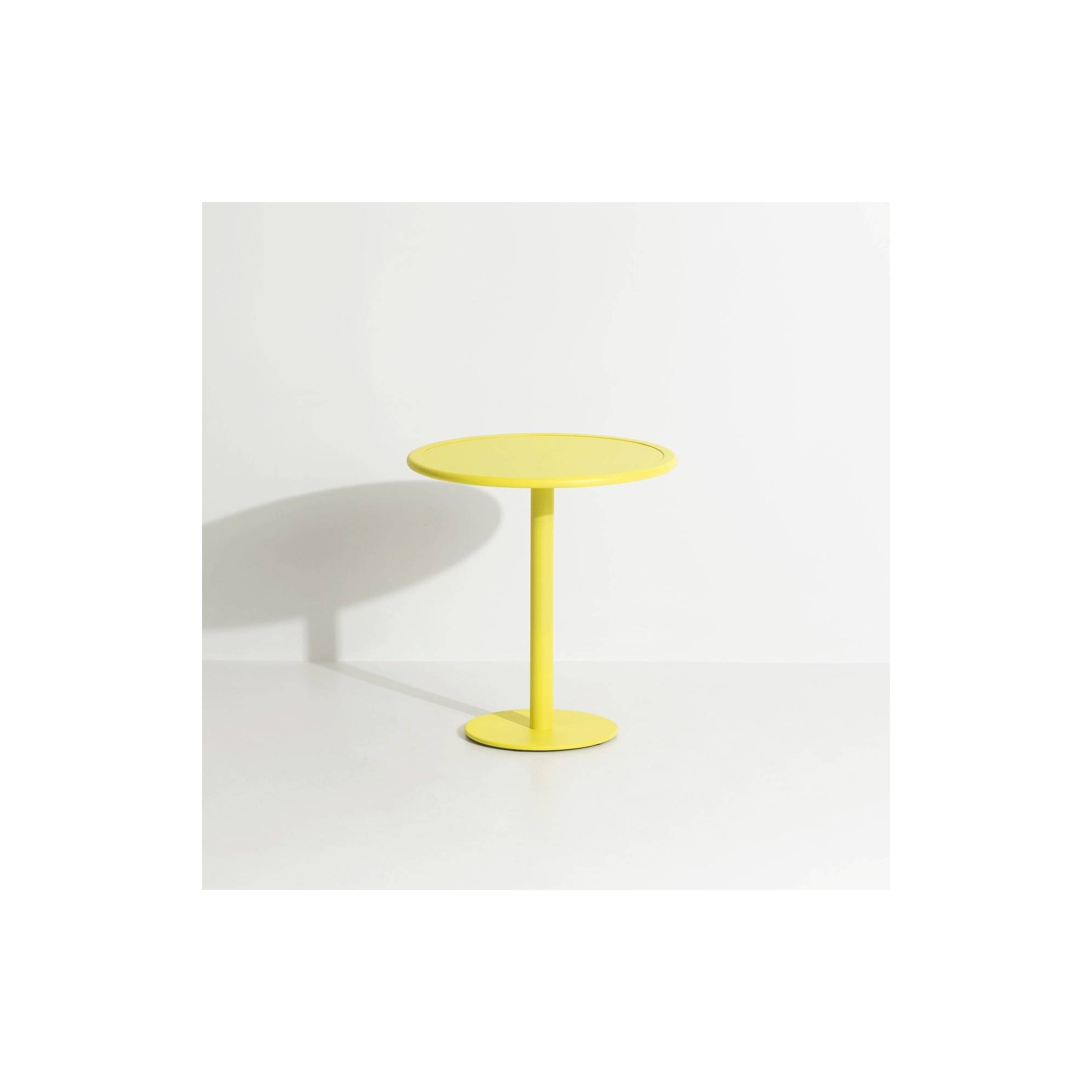 Jaune - Table Bistrot Week-End  Ø70 x H75 cm - Petite Friture