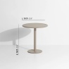 Dune - Table Bistrot Week-End  Ø70 x H75 cm - Petite Friture