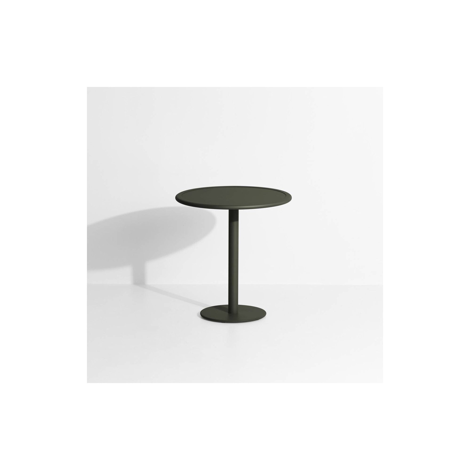 Green glass - Week-End  Bistrot Table Ø70 x H75 cm - Petite Friture