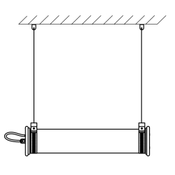 kit suspension horizontale - In The Tube - DCW éditions