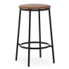 Circa Stool - Ultra leather Brandy seating - 65 cm - Normann Copenhagen