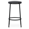 Circa Stool - Ultra leather Black seating - 65 cm - Normann Copenhagen