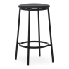 Circa Stool - Ultra leather Black seating - 65 cm - Normann Copenhagen