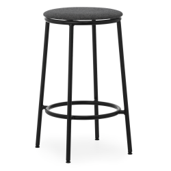 Circa Stool - MLF16 fabric Black seating - 65 cm - Normann Copenhagen