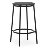 Circa Stool - MLF16 fabric Black seating - 65 cm - Normann Copenhagen