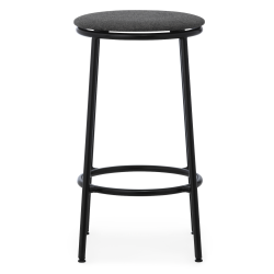 Circa Stool - MLF16 fabric Black seating - 65 cm - Normann Copenhagen