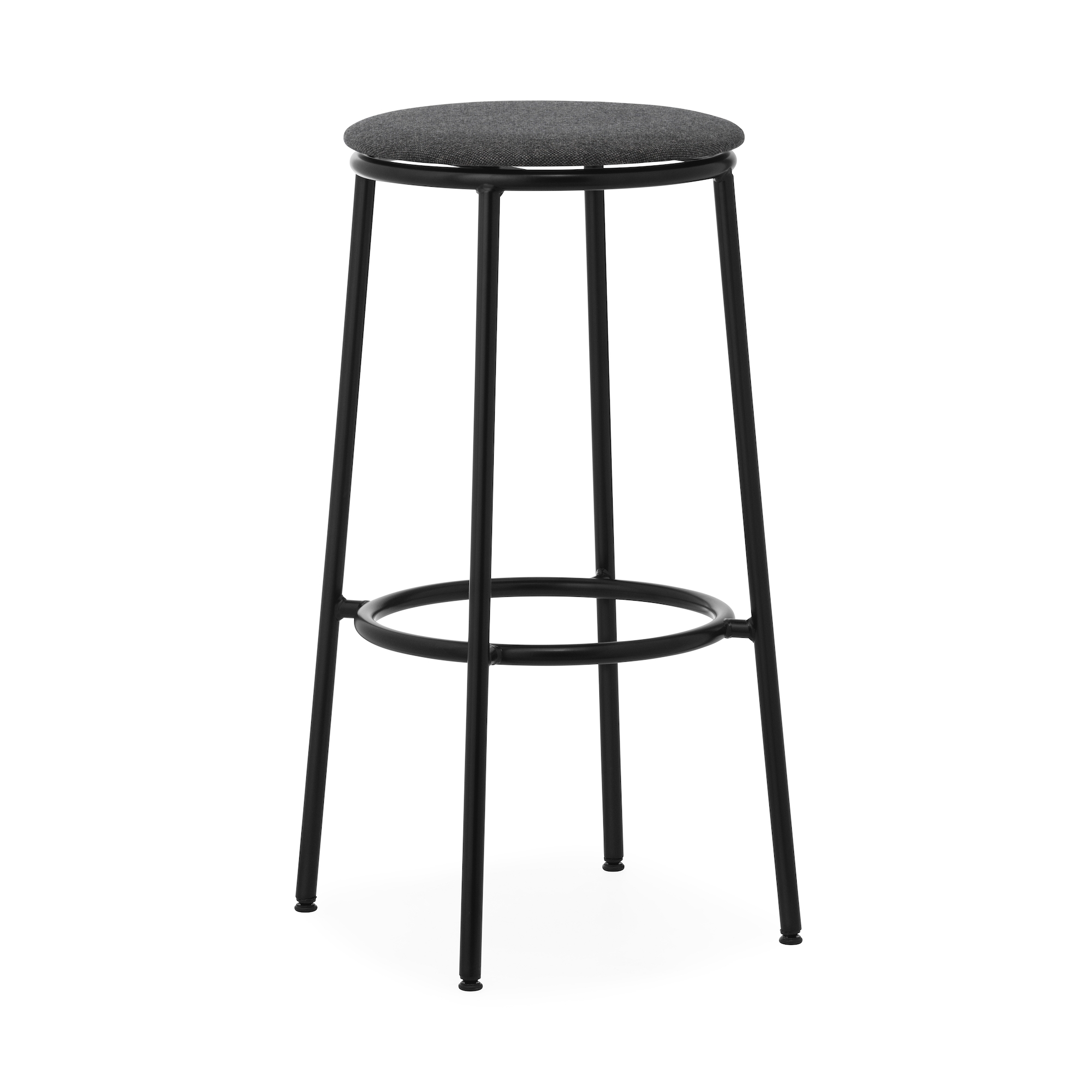 copy of Circa Stool - MLF16 fabric Black seating - 75 cm - Normann Copenhagen