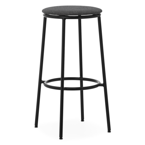 Tabouret Circa - Assise Tissu MLF16 Noir  - 75 cm - Normann Copenhagen