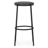 copy of Circa Stool - MLF16 fabric Black seating - 75 cm - Normann Copenhagen