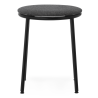 Tabouret Circa - Assise tissu MLF16 Noir - 45 cm - Normann Copenhagen