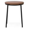 Circa Stool - Ultra Leather Brandy seating - 45 cm - Normann Copenhagen