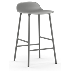 Form Barstool - Grey - 65 cm or 75 cm - Normann Copenhagen