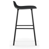 Form Barstool - Black - 65 cm or 75 cm - Normann Copenhagen