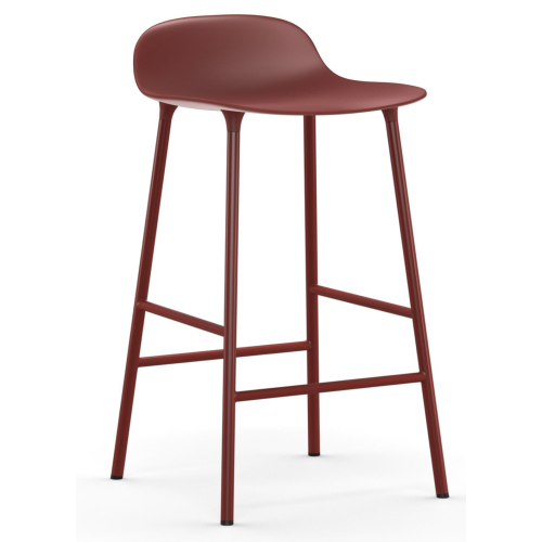 Tabouret de bar Form - Rouge - 65 cm ou 75 cm - Normann Copenhagen