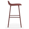 Tabouret de bar Form - Rouge - 65 cm ou 75 cm - Normann Copenhagen