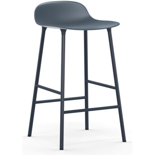 Tabouret de bar Form - Bleu - 65 cm ou 75 cm - Normann Copenhagen