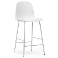 Chaise de bar Form - Blanc - 65 cm ou 75 cm - Normann Copenhagen